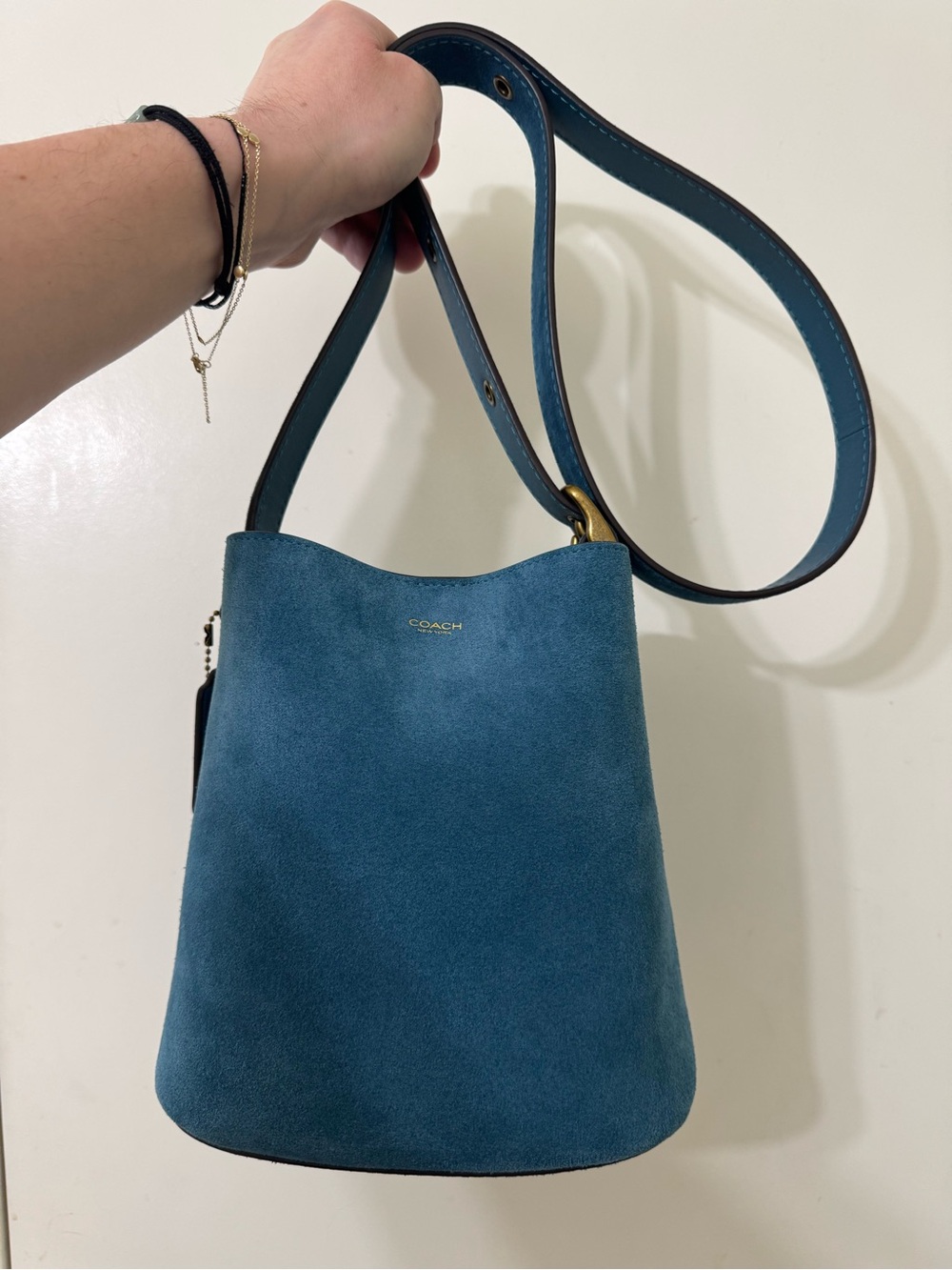 Coach Sea Blue Bleeker Bucket Bag 21 - Coach